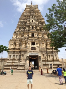 Me at the main temple in Hampi
